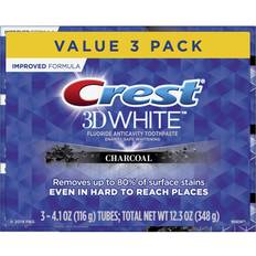 Crest charcoal toothpaste Crest 3D Charcoal Whitening Toothpaste, 4.1 oz, 3 Count