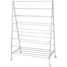 White Storage Systems Honey Can Do A-Frame Drying Rack In Storage System