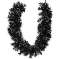 Black Decorations Northlight 6ft. Bristle Garland Decoration 182.9cm