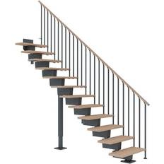 Dolle Dubai Ligeløb Antracit 7016-CLASSIC III Hvidolieret 255-315 cm