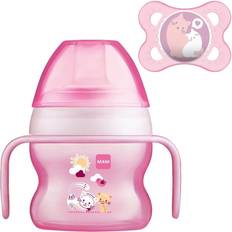 Machine Washable Sippy Cups Mam Drinking Trainer & Sut Pink