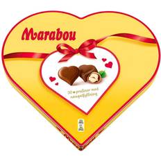 Filling Marabou Pralines With Nougat Filling Hearts Chocolate 165g