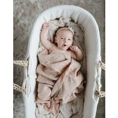 Mushie Baby Care Mushie Muslin Swaddle Blanket Organic Cotton (Pale Taupe)