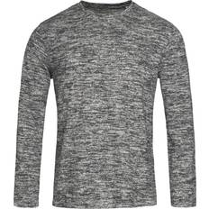 Stedman Mens Stars Crew Neck Knitted Sweater (Light Melange)