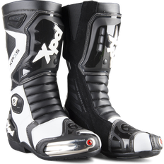 Hombre - Rojo Zapatos de senderismo XPD XP3-S Botas de Moto Negro - Black