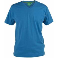 Men - Turquoise Clothing Duke Mens Signature-2 V-Neck T-Shirt (Teal)