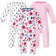 Touched By Nature 3-Pack Floral Organic Cotton Coveralls