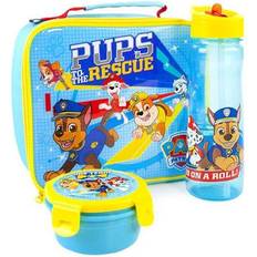 Paw Patrol Loncheras Paw Patrol Childrens/Kids Rescue Pups Juego de bolsa de almuerzo (Paquete de 3) Azul/Amarillo/Varios colores