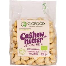 250.0 g Pähkinät & Siemenet Biofood Cashewnötter vietnamesiska