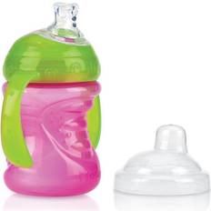 Rood Drinkbekers met tuit Nuby No-Spill drinkbeker 240ml vanaf 6 maanden in roze Roze/lichtroze