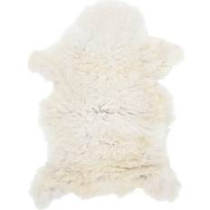 Tæpper & Skind vidaXL fåreskind 70x100 cremefarvet Beige, Hvid cm