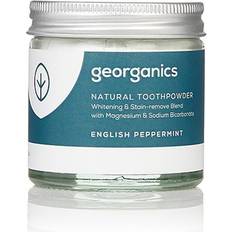 Senza fluoro Dentifrici Georganics Natural Toothpowder English Peppermint 60 ml