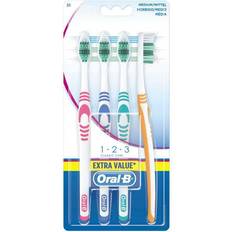 Oral-B Cepillos de dientes Oral-B Shiny Clean Cepillo Dental Medio 4 U