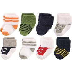 Luvable Friends Socks, 8-Pack, 0-12 Athletic 6-12