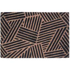 Premier Housewares Edited Stripes Doormat Blue, Natural