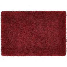 Origins Chicago Shaggy Rugs in Red, Grey