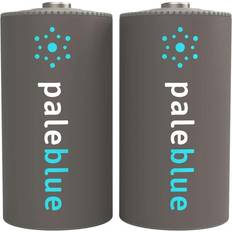 Genopladelige c batterier Paleblue Pale Blue Genopladelige C Batterier