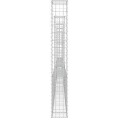 vidaXL gabionkorg 5 stolpar järn 500x20x150