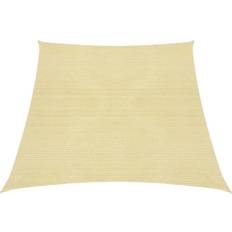 vidaXL Vela Parasole 160 g/m Beige 4/5x3 m in HDPE