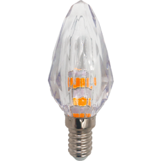 E27 til e14 Firelamp LED Lamps 2W E14/E27