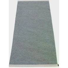 Cebra Alfombras Pappelina Mono Teppichläufer 60x150 cm - Granit/Grau/Umgenähte Kante/für Innen- und Außenbereich Geeignet Azul, Gris