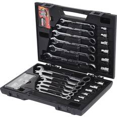 Spanner set KS Tools GEARplus RINGSTOP Ratchet Ring Spanner-Set Spærrenøgle