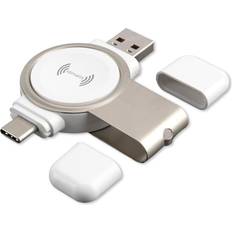 Apple watch laddare usb 4smarts laddare för Apple Watch, USB-A/USB-C