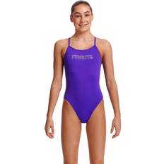 Funkita Single Strap One Piece Swimsuit Girls, farverig 2022 Badedragter