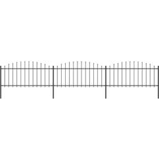 vidaXL Garden Fence with Spear Top 510x75cm