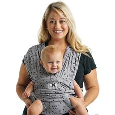 Baby K'tan Baby Carriers Baby K'tan Print Small Carrier In Grey Sweetheart Grey/black black Small