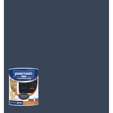 Johnstones Blue Paint Johnstones Exterior Wood & Metal Hardwearing Gloss Paint Metal Paint Blue 0.75L