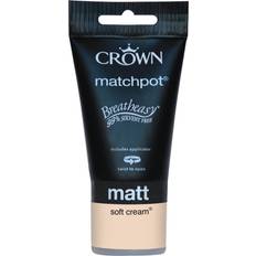 Crown Walls & Ceilings Matt Emulsion Soft Cream Tester Wall Paint, Ceiling Paint