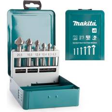 Power Tool Accessories Makita D-42204 Countersink 6 Piece Drill Bit Set Metal Case 6.3 20.5mm M3 M10