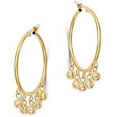 Bloomingdale's Dangling Spheres Hoop Earrings - Gold