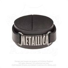 Metallica Logo Læderarmbånd Herrer