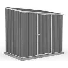 Outbuildings Absco Space Saver 7'5 Titanium Pent Metal Shed (Building Area )