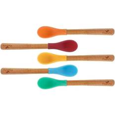 Avanchy Bamboo & Silicone Infant Spoon Assorted Blue