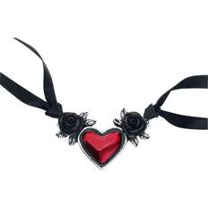 Alchemy Gothic Alchemy Gothic Blood Heart Choker Damer multicolor