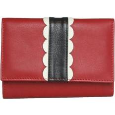 Melanie Purse With Scalloped Detail Panel