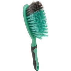 JVL Rubber Grip Dustpan Bristle Brush Set