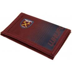 Ham United FC Fade Touch Fastening Nylon Wallet Red/Navy