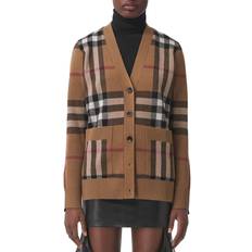 Donna - Marrone Cardigan Burberry Tartan Pattern Cardigan - Brown