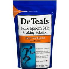 Mint Bath Salts Dr Teal's Pure Epsom Salt Soaking Solution Pre & Post Workout 1360g