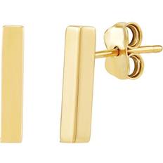 Moon & Meadow Bar Stud Earrings - Gold