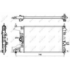 Kylare Opel Kylare motorkylning 53142