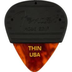 Fender Mojo Grip Celluloid Guitar Picks Thin Tortoise 3pk