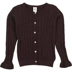 Müsli Cardigan Knit Frill - Braun