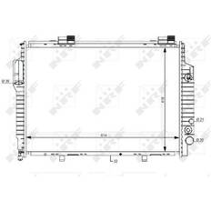 Biler Motorkølere & Intercoolere NRF Køler, motorkøling 59111