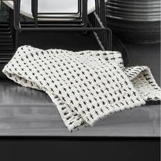 Waffle karklude sort/hvid