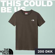 The North Face Garçon T-shirts The North Face Teens Short Sleeve Simple Dome T-Shirt Khaki